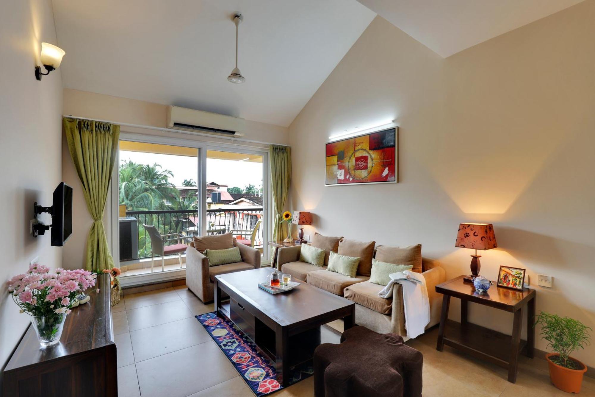 Veera Strand Park Serviced Apartments Near Calangute Buitenkant foto