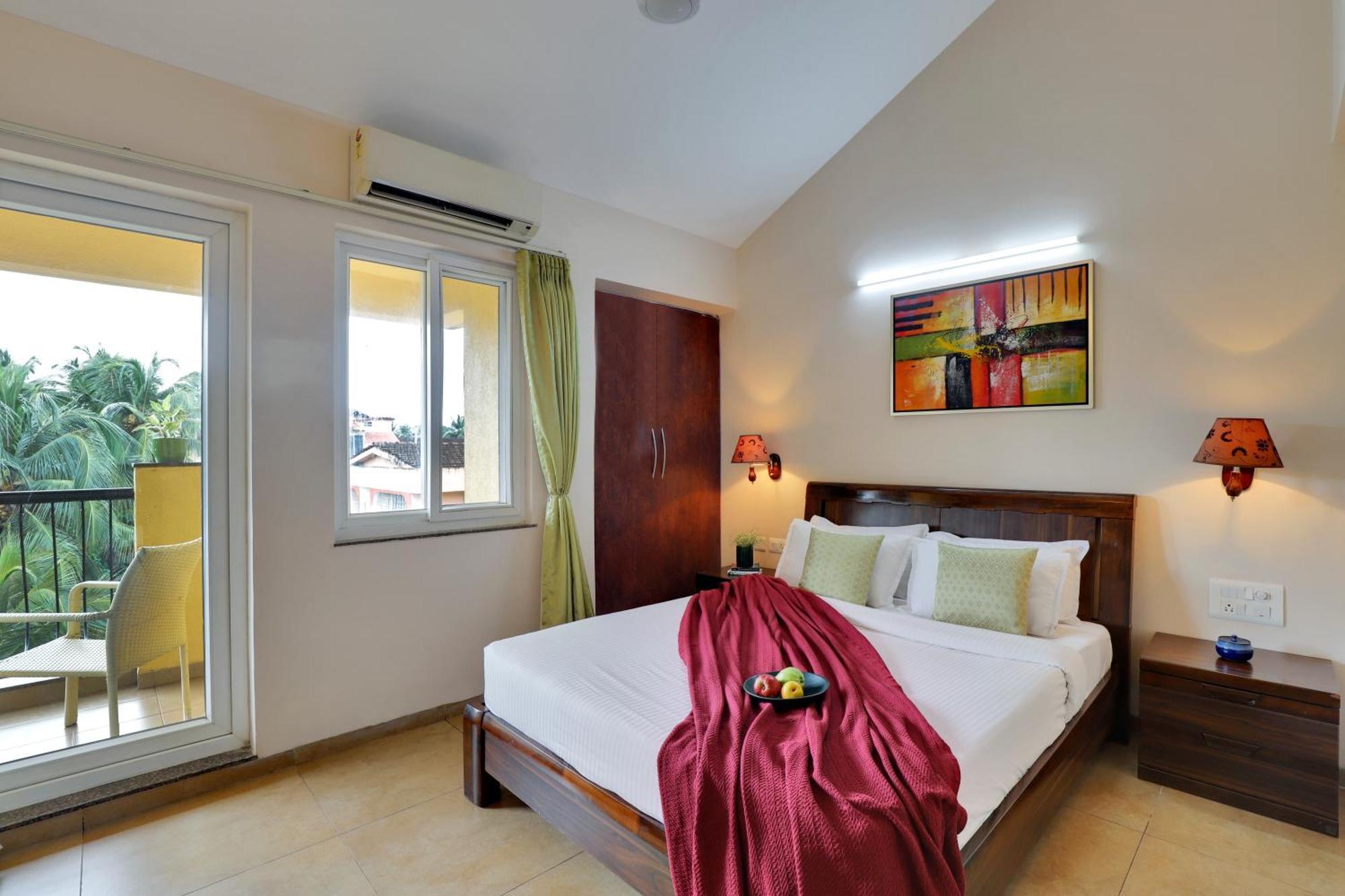 Veera Strand Park Serviced Apartments Near Calangute Buitenkant foto